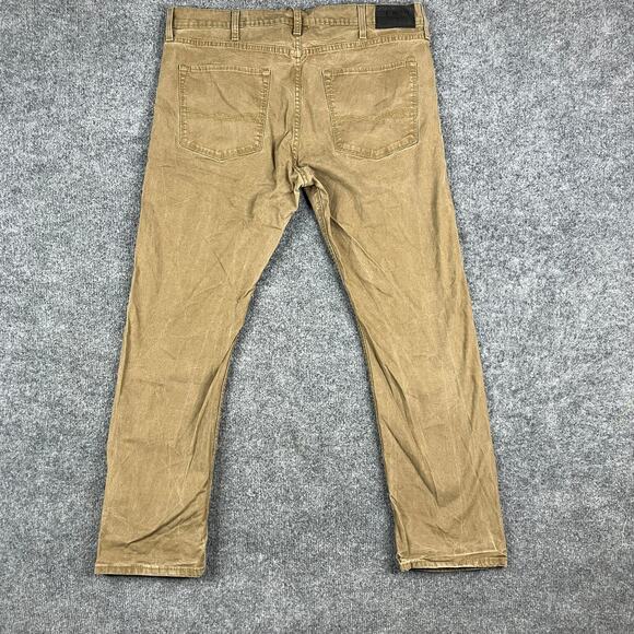 Denizen Levi's Jeans Mens Size 38x32 Brown Straight Fit Stretch Casual Denim - Picture 9 of 11